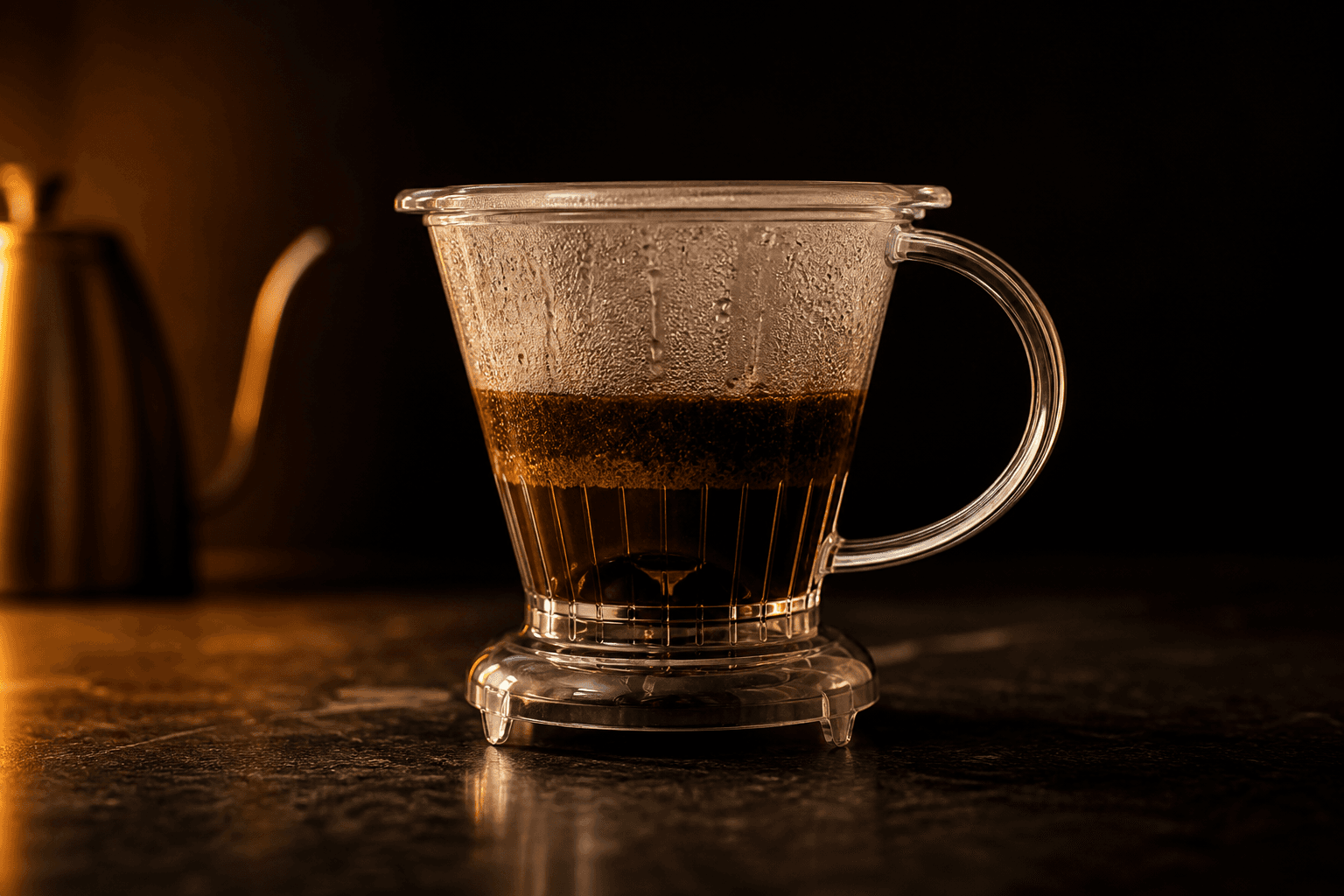 Konga Natural Pour Over specialty coffee recipe from Ethiopia, Pour Over brew with Light Roast roast